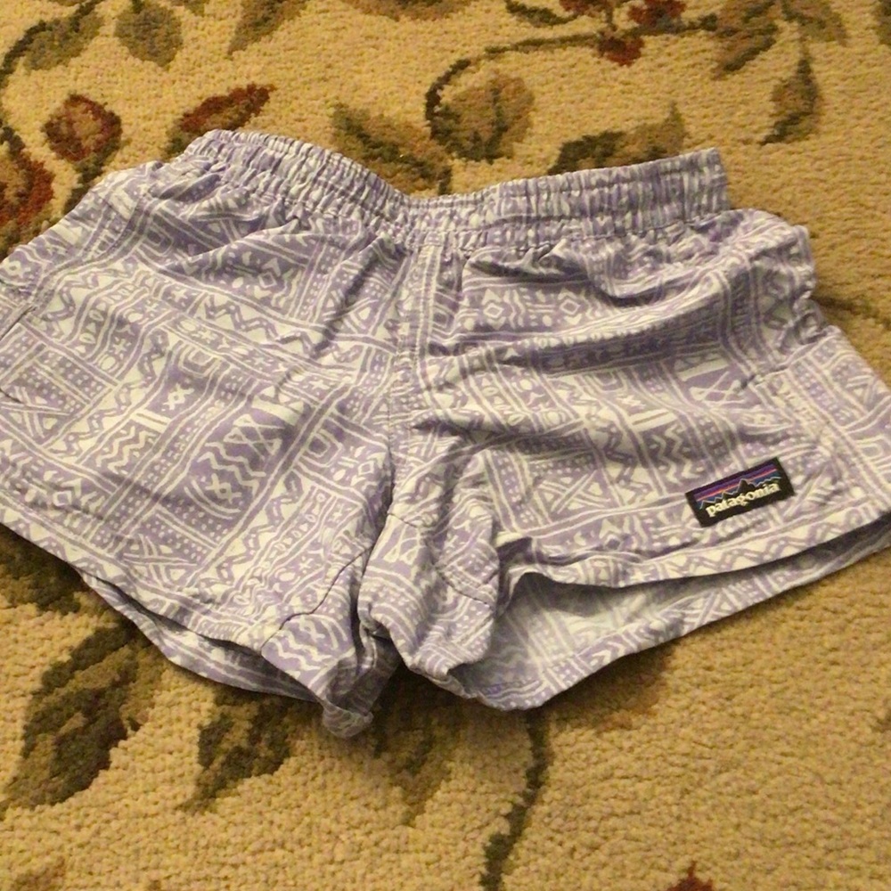 Patagonia Lightweight Purple Printed Women’s Shorts